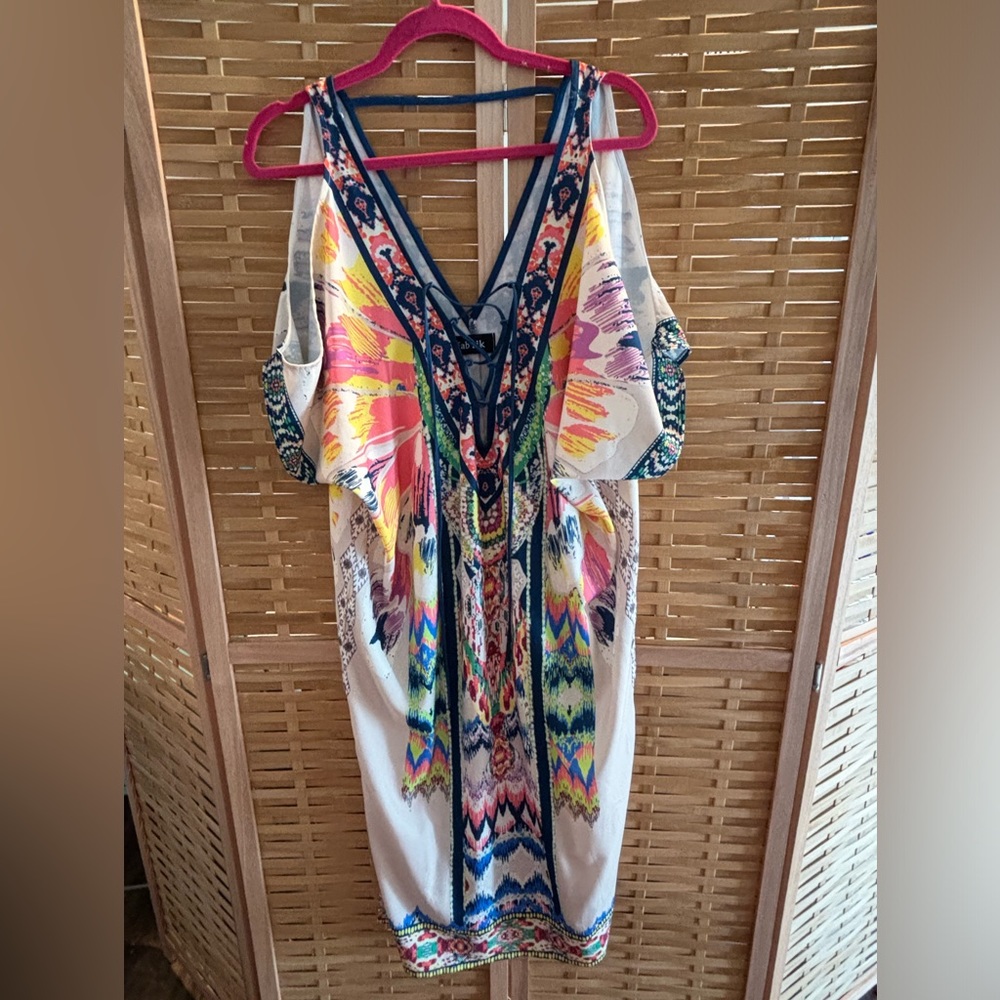 Flying Tomato Women’s Dress Fab’rik Boutique Beautiful Colorful S M L Cover Up